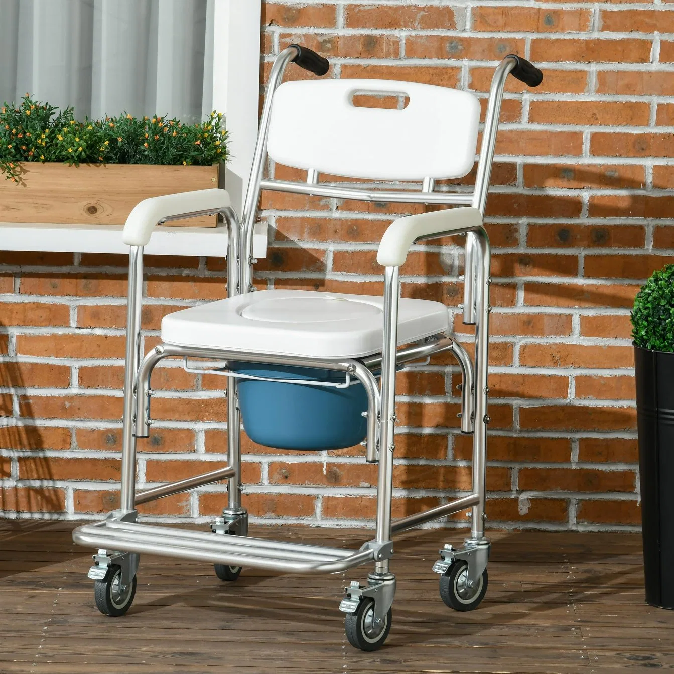 Standard Packing Multi-Function Brother Medical 55*32*74cm Hydroulic Transfer Chair Wheelchair