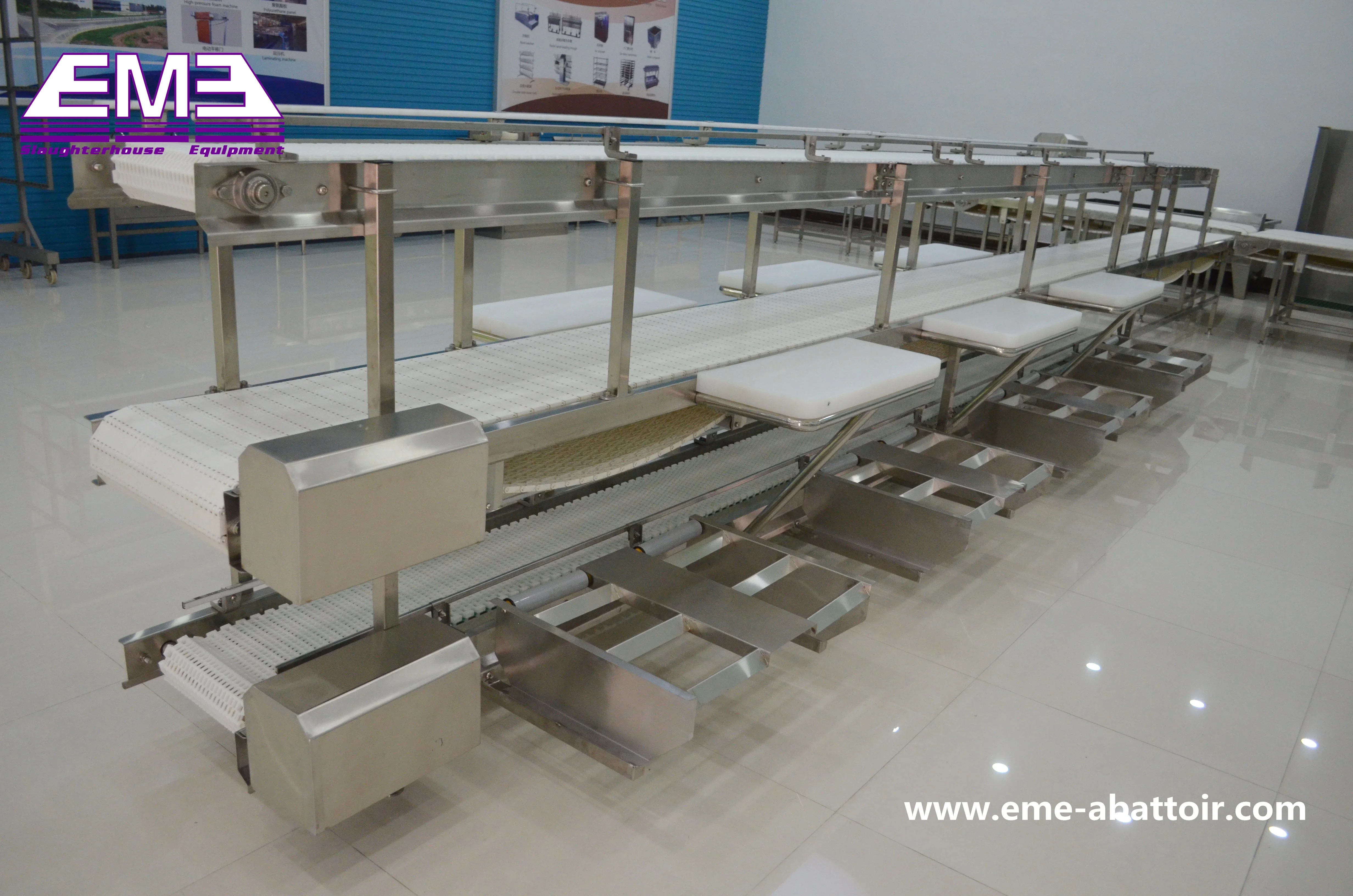 Multilayer Belt Conveyor Slaughter Transfer Line Abattoir Equipment for Beef Mutton Pork