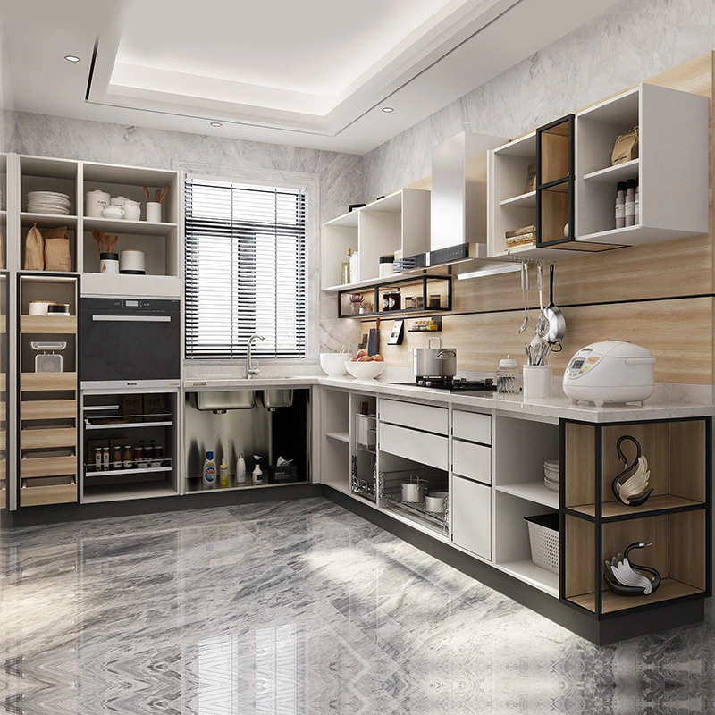 Oppein Cocina Armario Cuarto de baño Vanity moderna Fendi Modelo Cocina