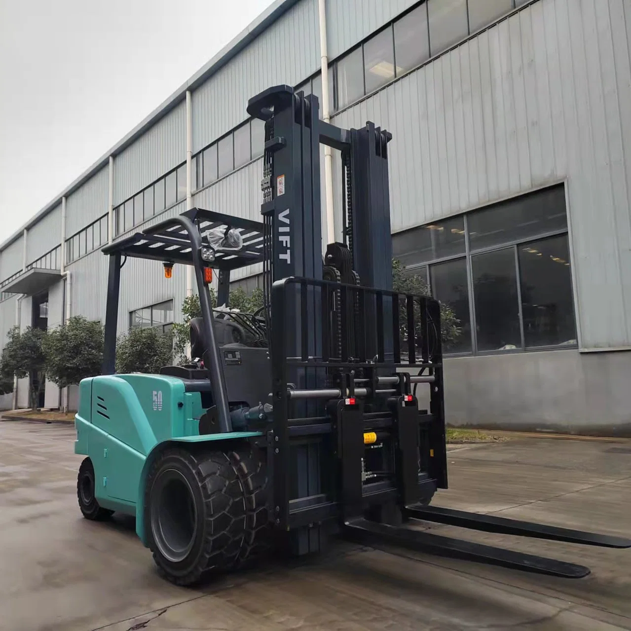 Vift Brand Electric Forklift 4.5 5.0 Ton Forklift Truck with Side Shift Fork Position-Er