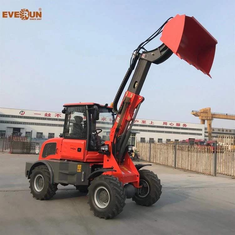 Everun CE 1.5ton Er1500 Multifunction Small Bucket Micro Front End Compact Telescopic Mini Wheel Loader