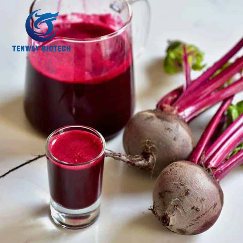 Organic Food Ingredient Beetroot Powder Extract Beet Red Pigment /Red Betalains / Betacyanin Pharmaceutical Grade for Medical