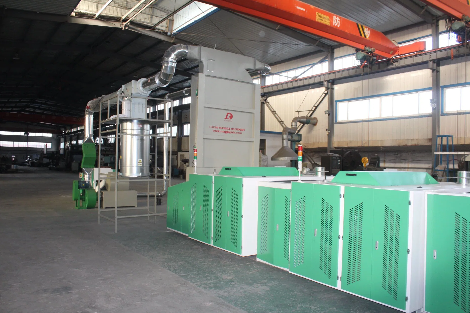 Textile Waste Clothing Yarn Cloth Opening Into Fibershigh-Yield Fully Automatic Textile Waste Recycling Production Line