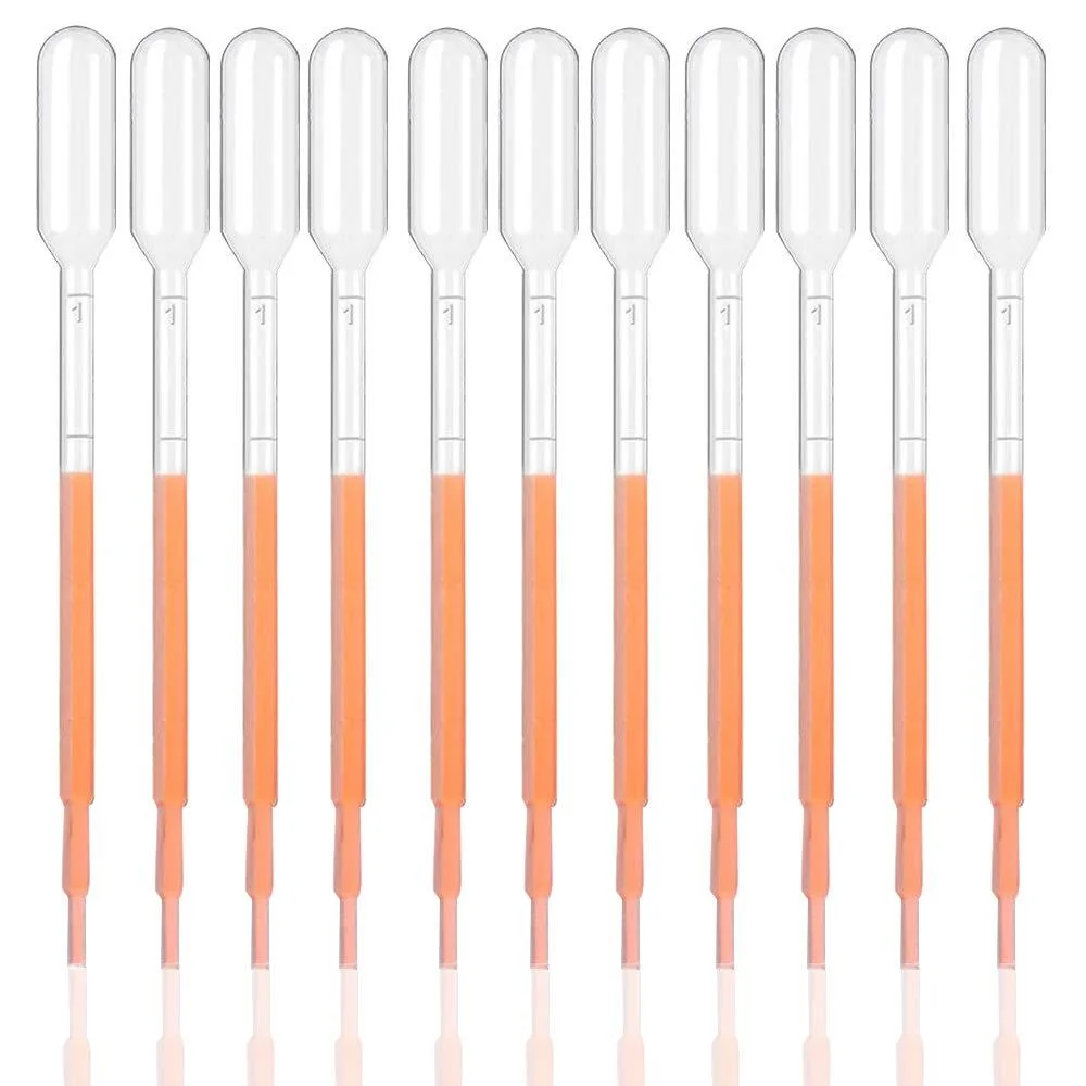 Lab Medical Disposable Plastic 1ml Liquid Dropper Transfer Pipette with Scale