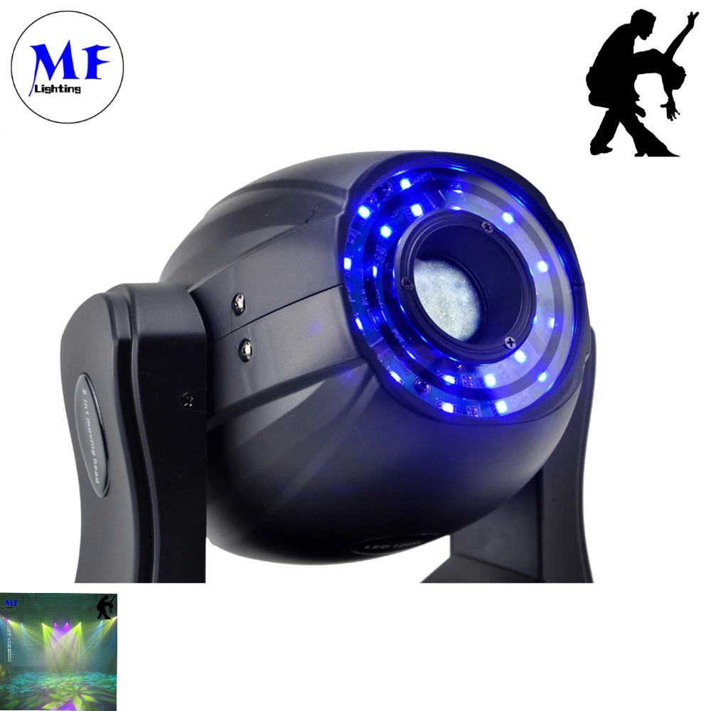 Factory Price 1PCS 150W White LED + 24PCS RGB3 in One Effectmoving Spot Beam Stage Lighting Disco Zoom Moving Head Stage Light