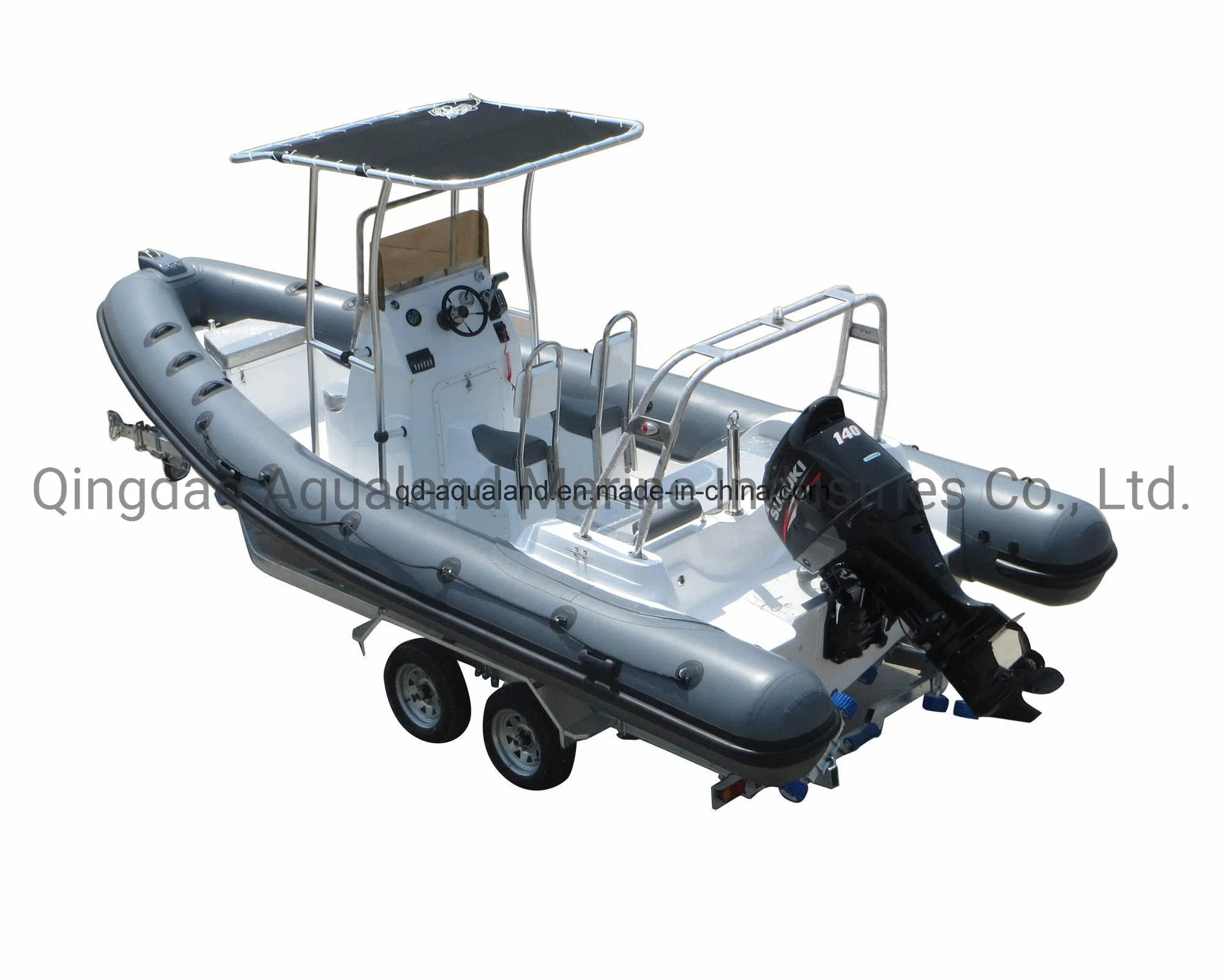 Aqualand 21feet 6.5m Rigid Inflatable Motor Boat/Rib Fishing Boat (RIB650B)