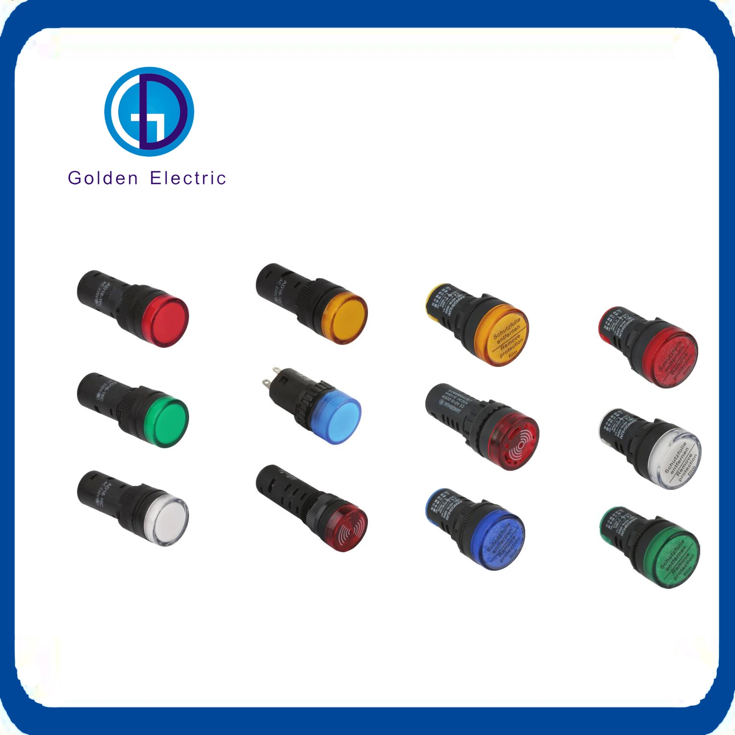 Metal IP67 Self-Locking Push Button Switch