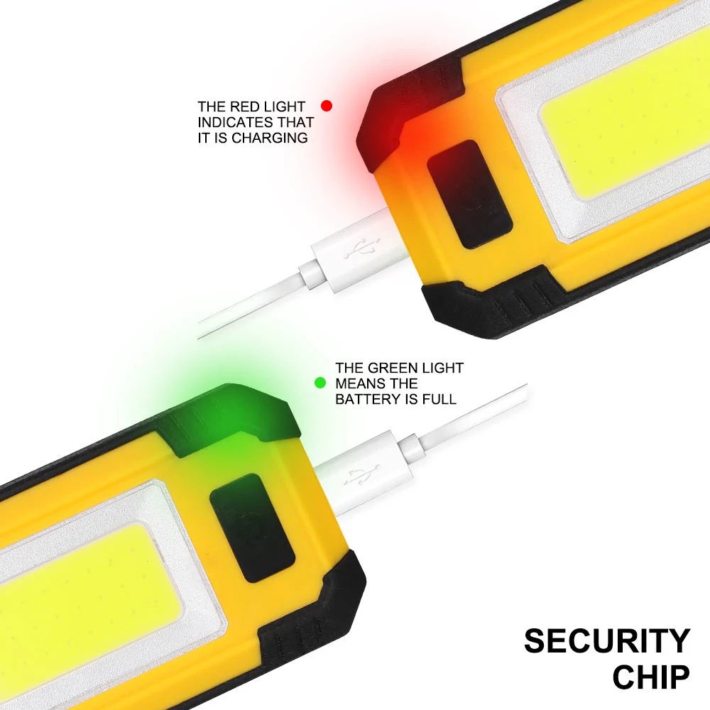 Work Zone USB Rechargeable Light Magnetic Worklamp Hook Bracket Lamp