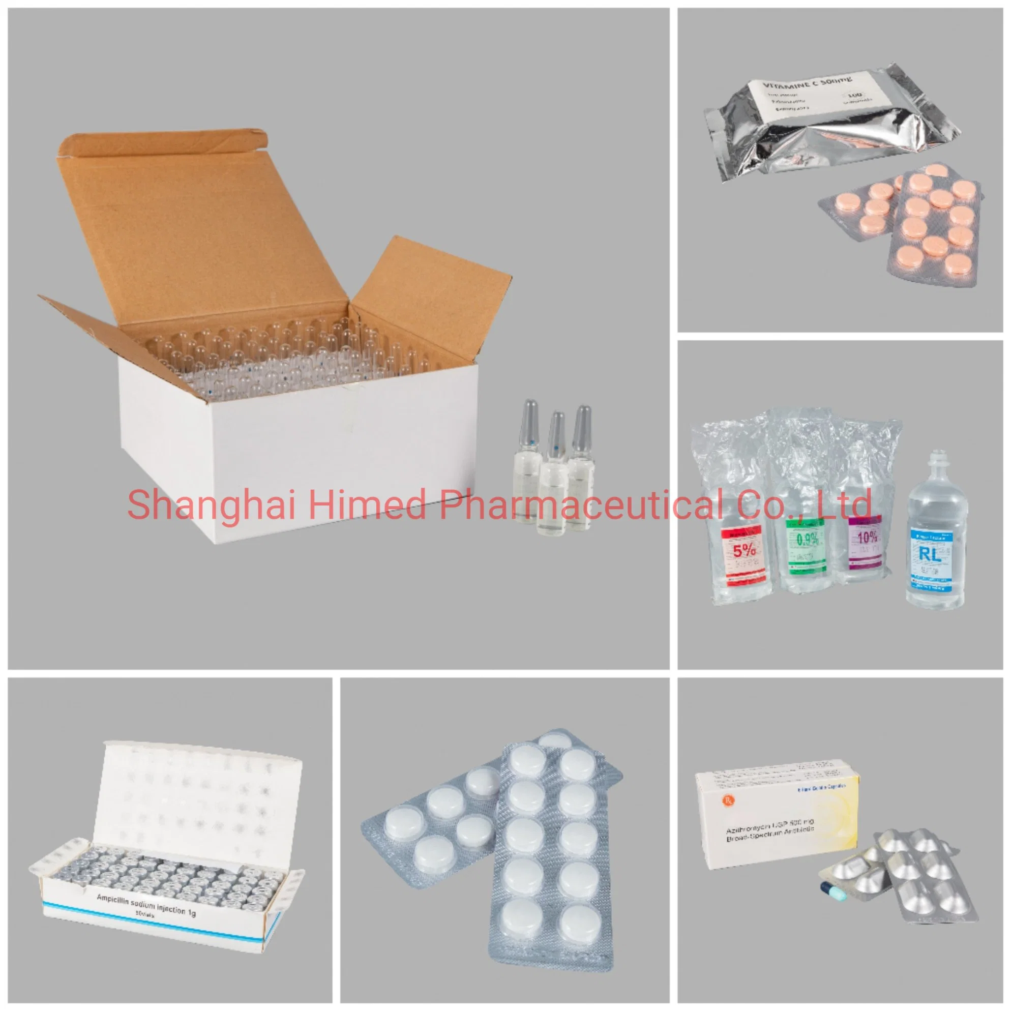 GMP amoxicilina y clavulanato de potasio tabletas 375mg/625mg/1g