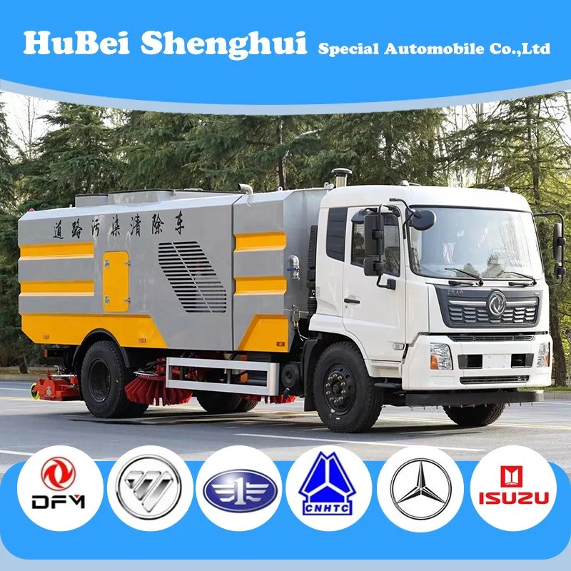 Dongfeng 4X2 Good Quality 210HP Road Street Sweeper Street Cleaning Truck Sweep Truck