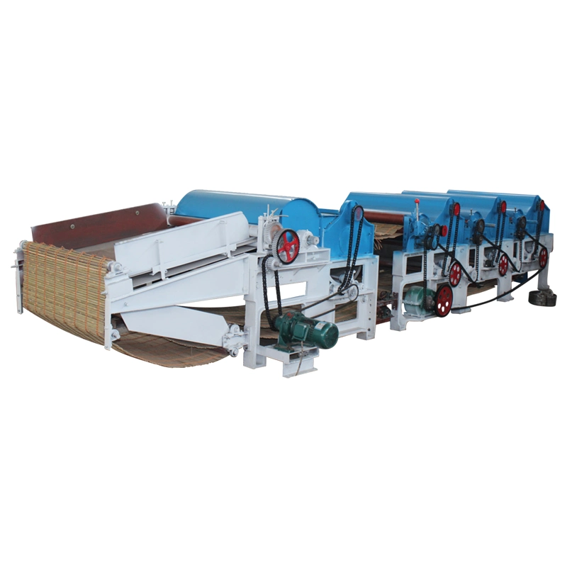 Fabric Yarn Tearing Machine Automatic Old Cloth Rag Strip Cutter/Waste Textiles Shredder Machine Fabric Waste Recycling Machine