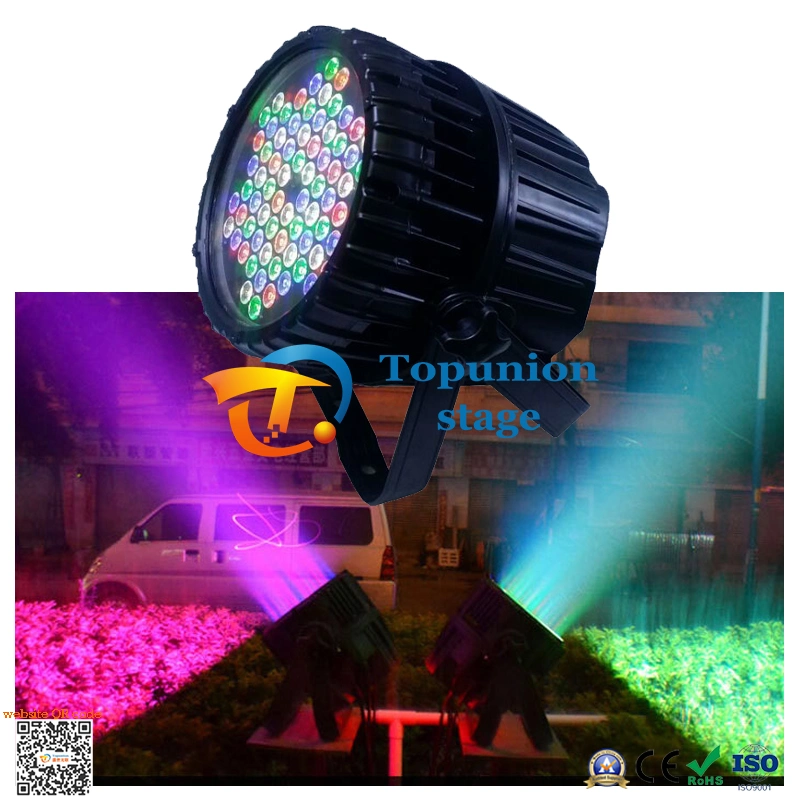 72PCS Professional Party RGBWA UV Disco Stage Lighting LED مقاومة للماء ضوء التكافؤ