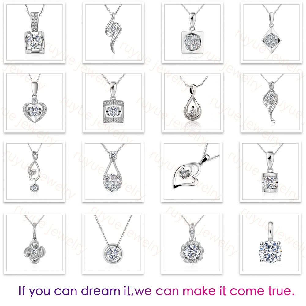 Lab Grown Diamond Igi/Gia Design Customize Rose Gold Platinum Necklace Earring Pearl fashion Jewelry