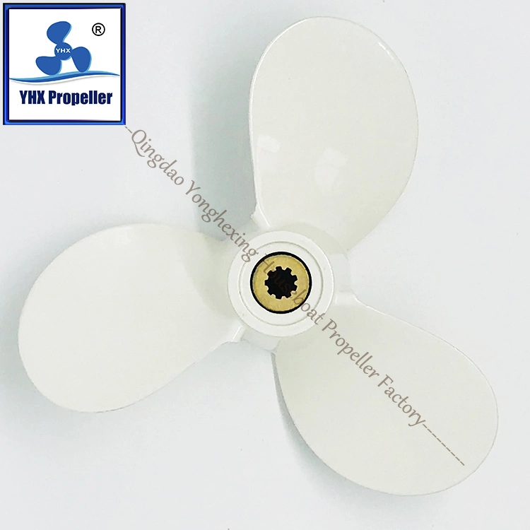 Wholesale/Supplier YAMAHA Certificated Aluminum White Size 7 1/2*7ba Matching 2.5-6HP Diesel Engine Propeller