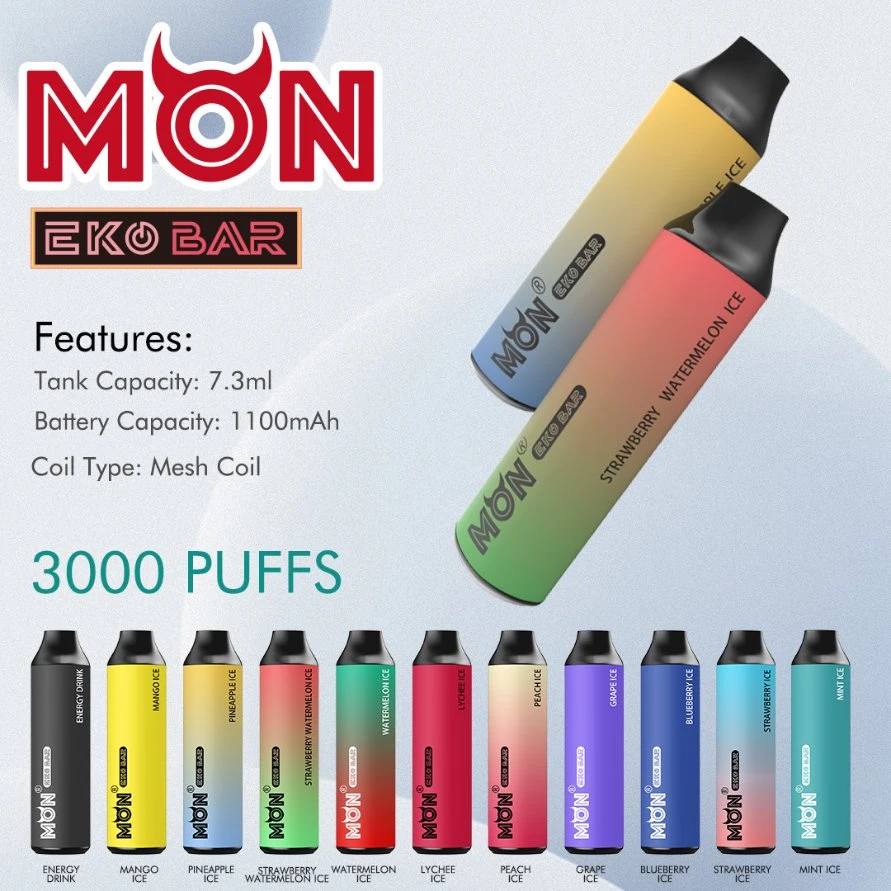 OEM/ODM Disposable/Chargeable Pod VAPE Factory 600/800/1000/1200/2500/3000/4000/5000/6000/7000/8000/10000 Puffs con TPD MHRA Certificado CE RoHS Pmta DGM