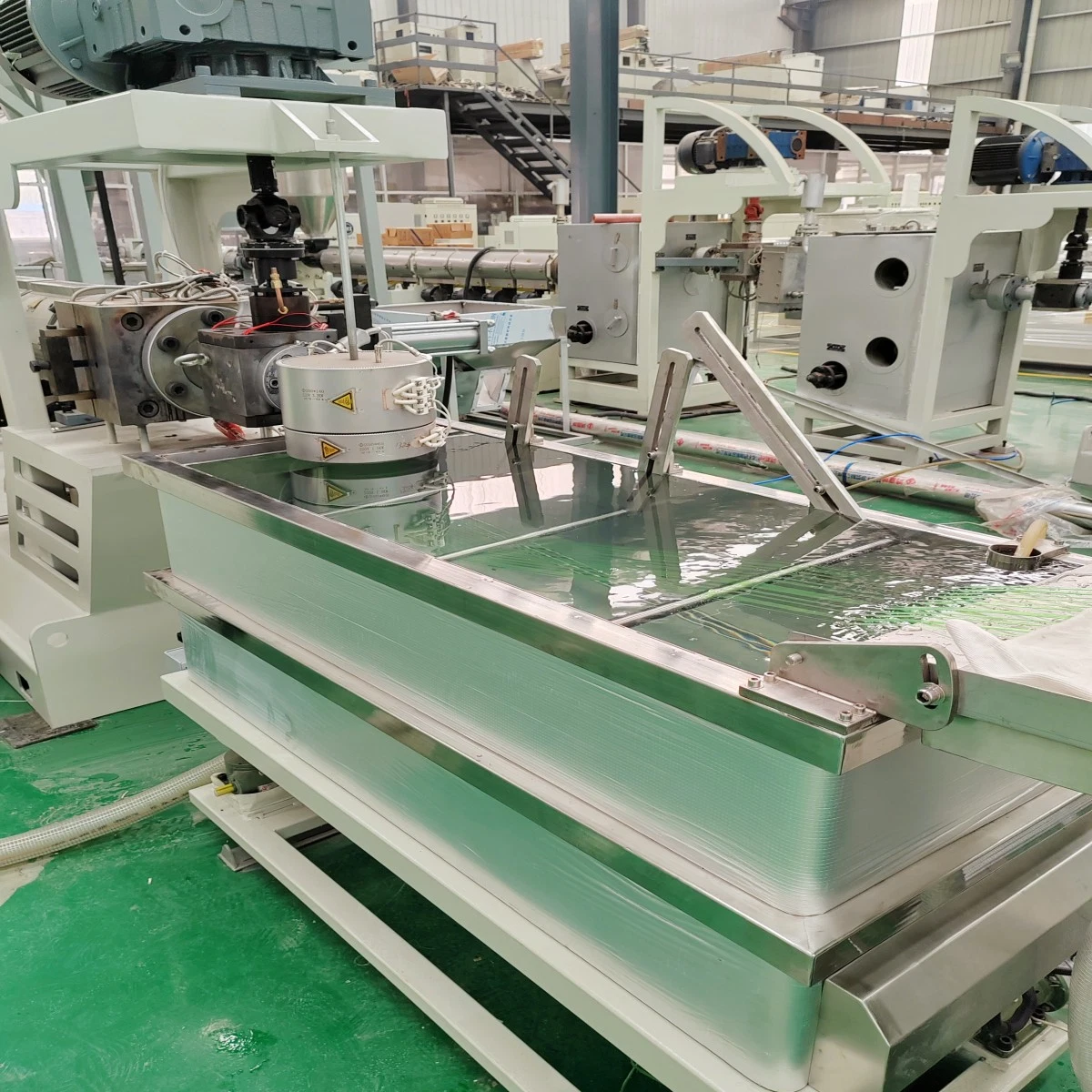 Recycled Pet Monofilament Yarn Making Machine / Plastic Wire Drawing Machine