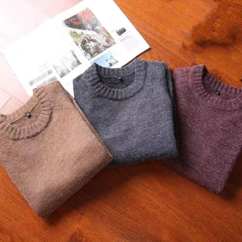 Men's Crew Neck Knit Sweater