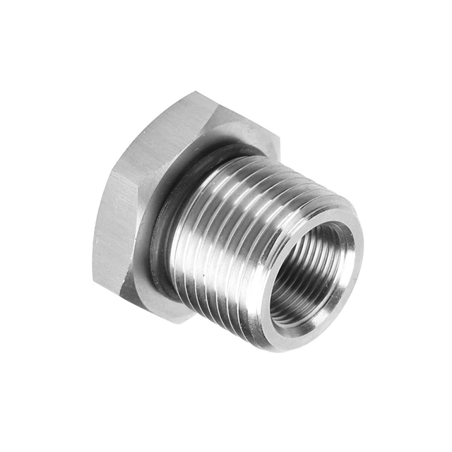 Stainless Steel Reducer Hex Bushing Hex Head Thread Bushing Screw Female Snap Pipe Bushing Fittings