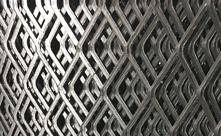 Expandable Sheet Metal Diamond Mesh Expanded Metal in Rhombus Mesh Gratings