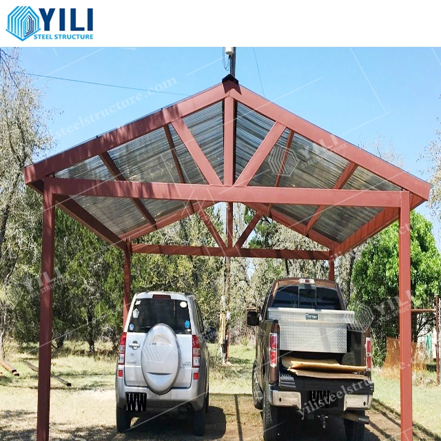 Garage Portable Design Steel Structure Frame for Car Parking