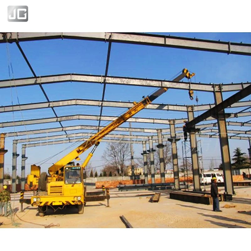 Q235 Q355 Sección H Galvanized Steel Shed Construcción de cobertizos para acero Edificios de estructura