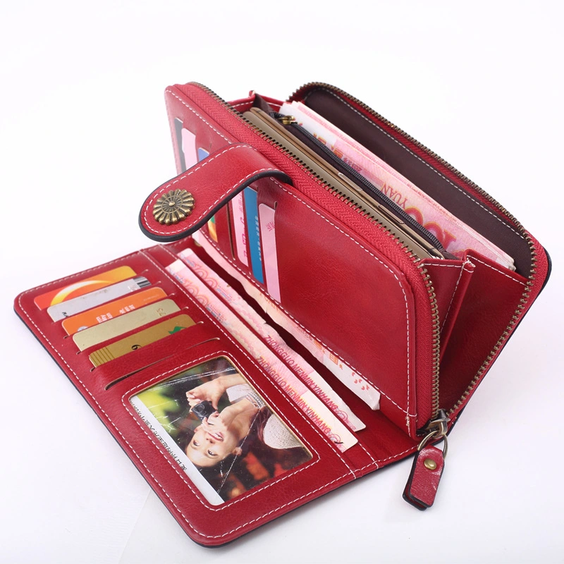 Fashionable Zipper Bag with Stylish Wallet and Trendy Handbag