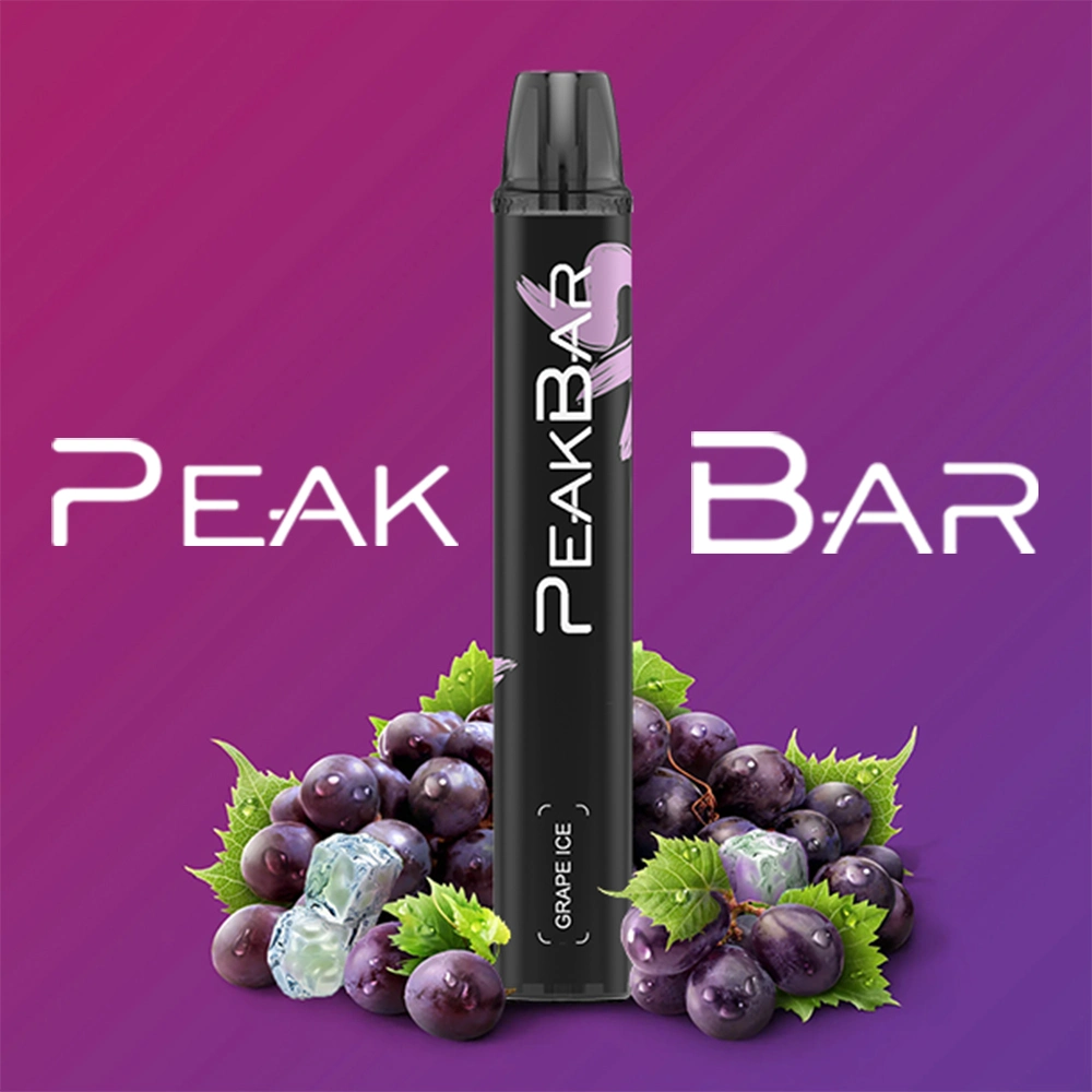 Nieve Peakbar E cigarrillos 800 inhalaciones de Vape Mayorista/Proveedor Mini Vaporizador de pluma de humo de los vapores de sabores de frutas de la barra de Puff atomizador con bloqueo para niños