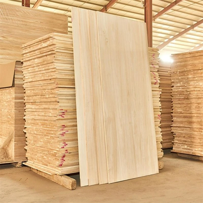 Fábrica Mayoreo Construcción de Casa Paulownia Madera sólida Paulownia tablas de madera Madera de pino