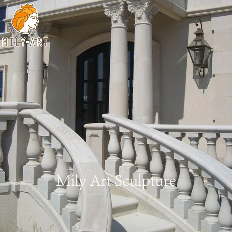 Jardin Décoration intérieure de l'escalier de marbre balustrade pour la vente