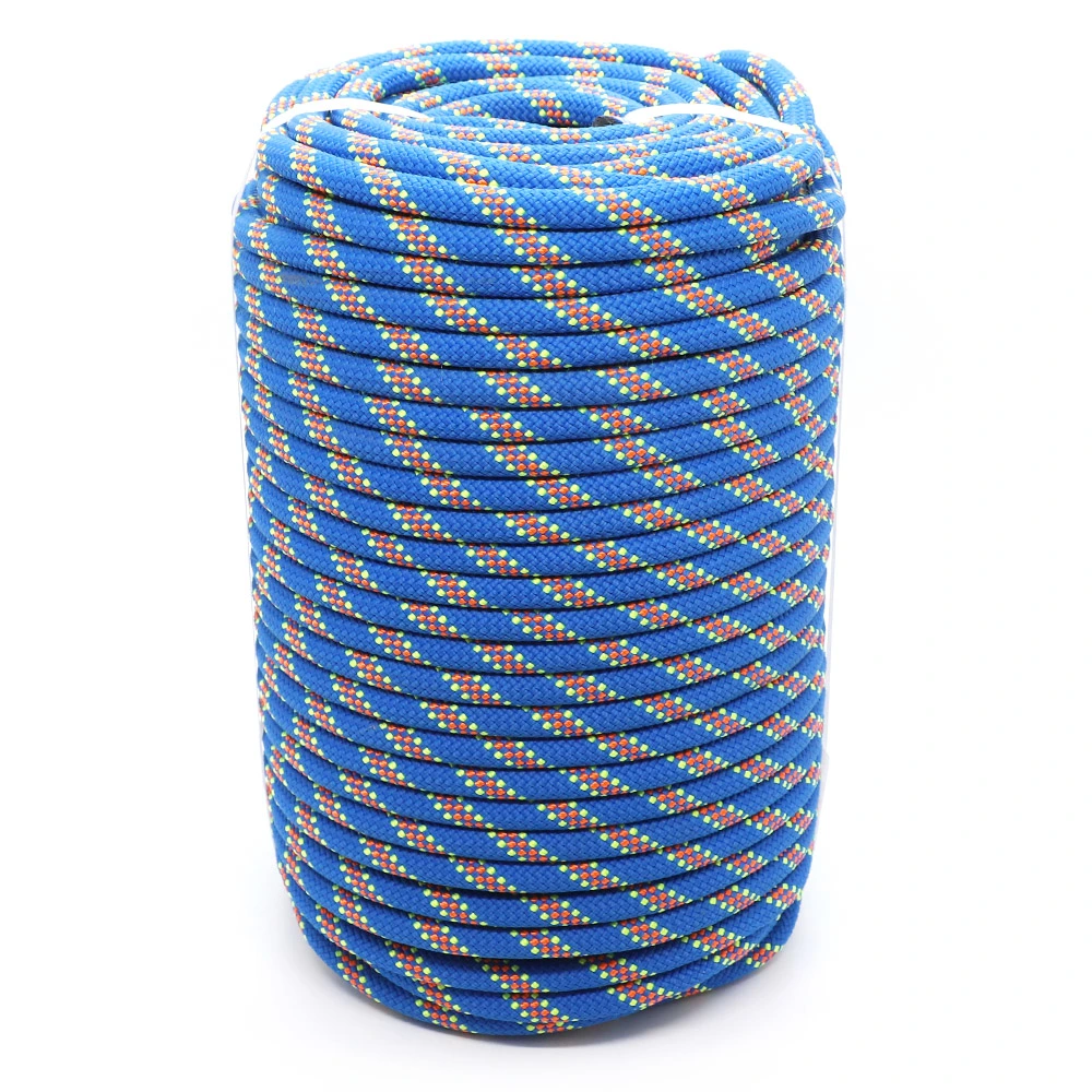 Customized 10mm Rock Climbing Double Solid Braided Polyamide Nylon Rope