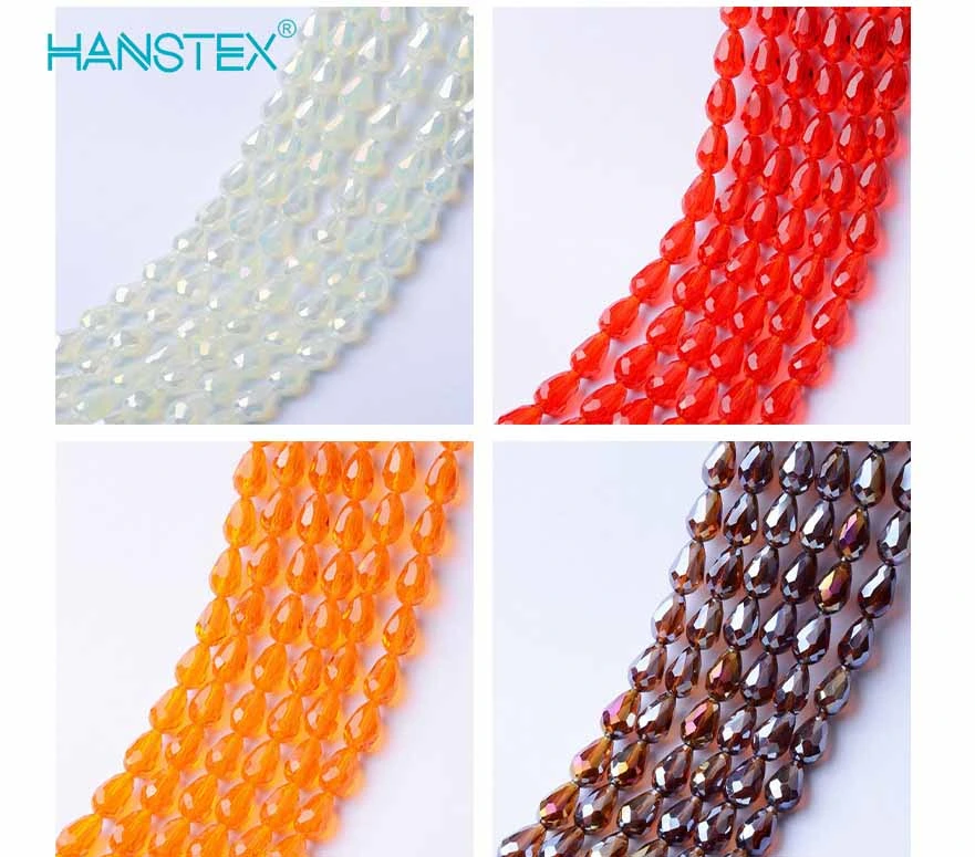 Wholesale/Supplier Crystal Beads Colorful Sparkling Glass Drop Rhinestone Beads for Jewelry Making Craft DIY