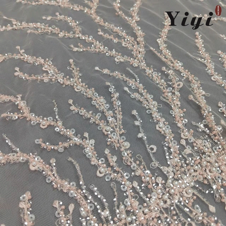 OEM Wholesale/Supplier Factory Color Polyester Guipure 3D Embroidery Lace Fabric