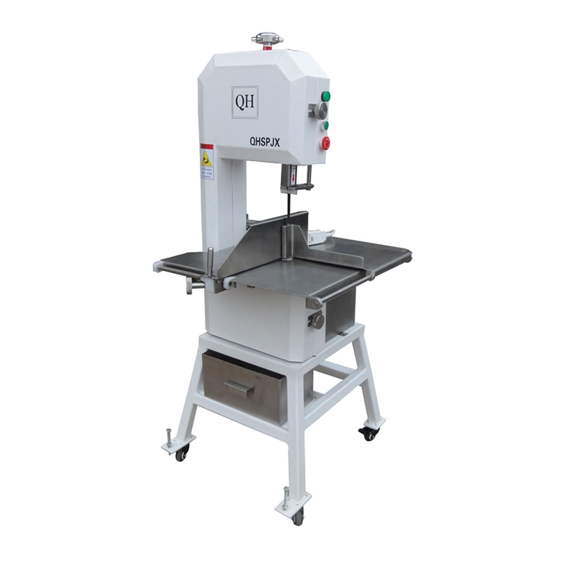 (QH300B+) Commercial Bone Cutter Restaurant Electric Bone Sawing Machine Kitchen Trotter Steak Frozen Meat Cut Equipment Price 1500W