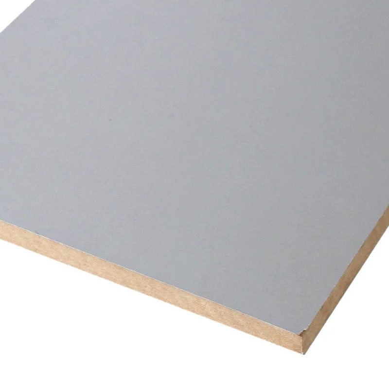 Wholesale/Supplier High Gloss UV Melamine MDF/Plywood/Particle Board for Cabinet Door and Wardrobes Gray Walnut MDF Board 18mm Melamine