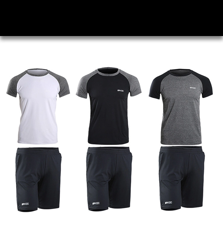 Verano hombres′ S Fitness dos piezas Plus-Size Sportswear de running