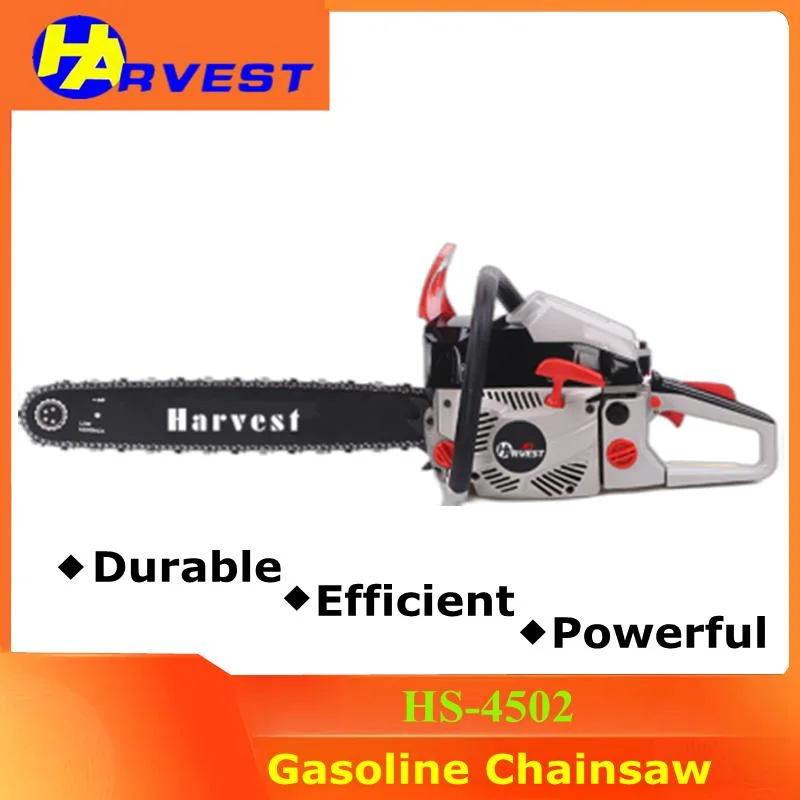 45cc herramienta de corte de madera de gasolina de alto rendimiento Chainsaw (HS-4502)