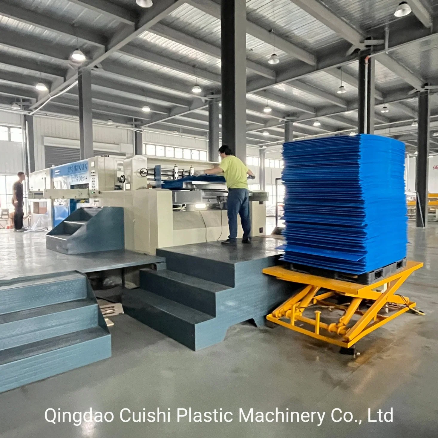 Plastic PP Grid Hollow Board Extruder Production Lines Extrusion