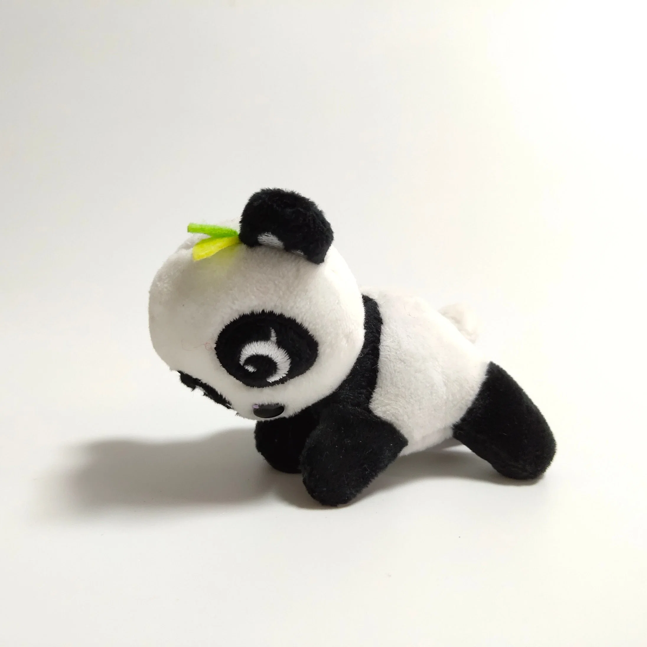 Head Hair Clip Porpular Panda Shape Cute Soft Plush Toy