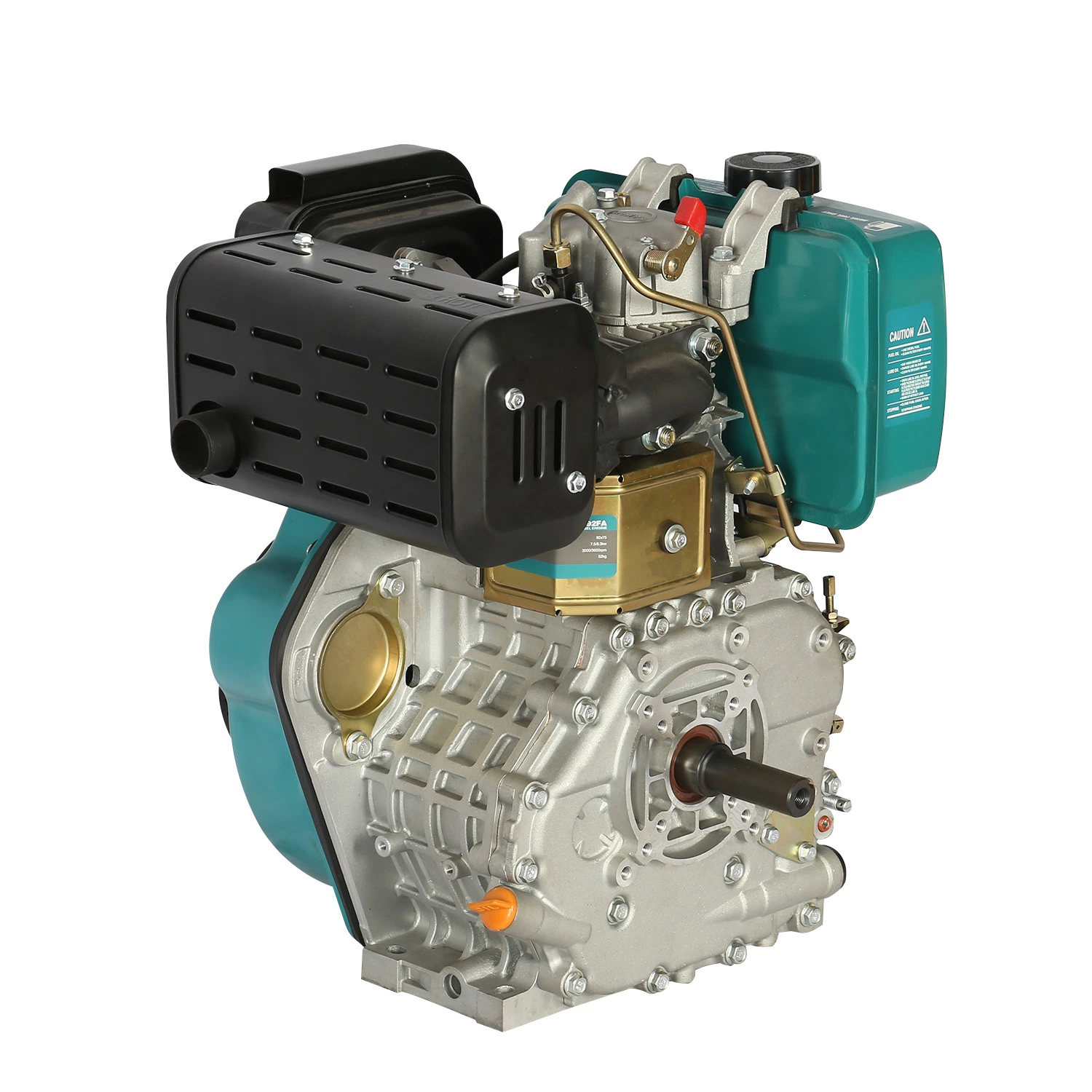 Motor Diesel lanza Generador electrico de 600cc Motor Diesel