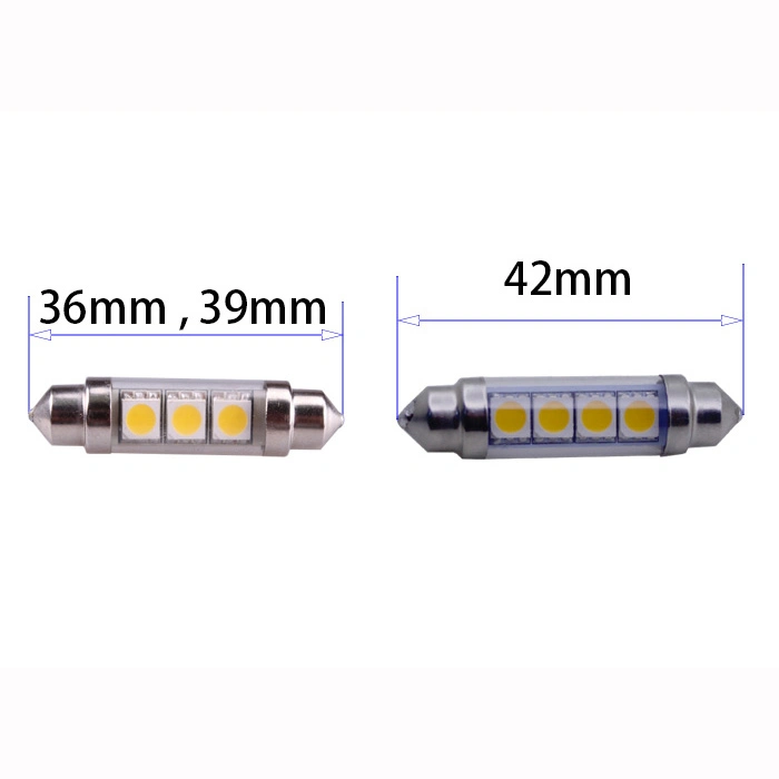 C5w LED 31mm 41mm COB Festoon Car Ceiling Reading Lamp 360 Degree