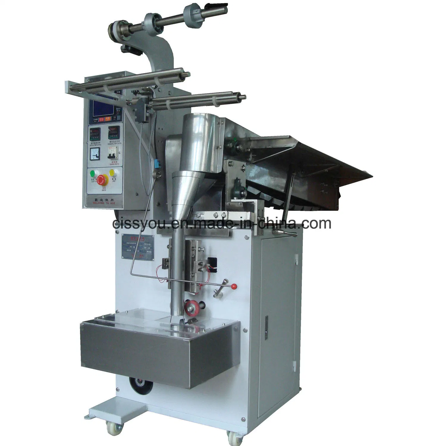 Automatic Vertical Coffee Beans Spice Powder Pod Filling Packaging Machine