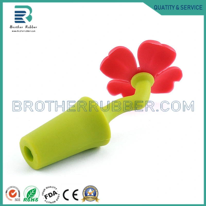 Custom Silicone Wine Red Seal Silicon Creative Plug Thermos Bottle Stopper