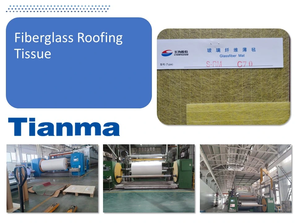 Fiberglass Roofing Tissue Veil 50g /M2, 300m /Roll