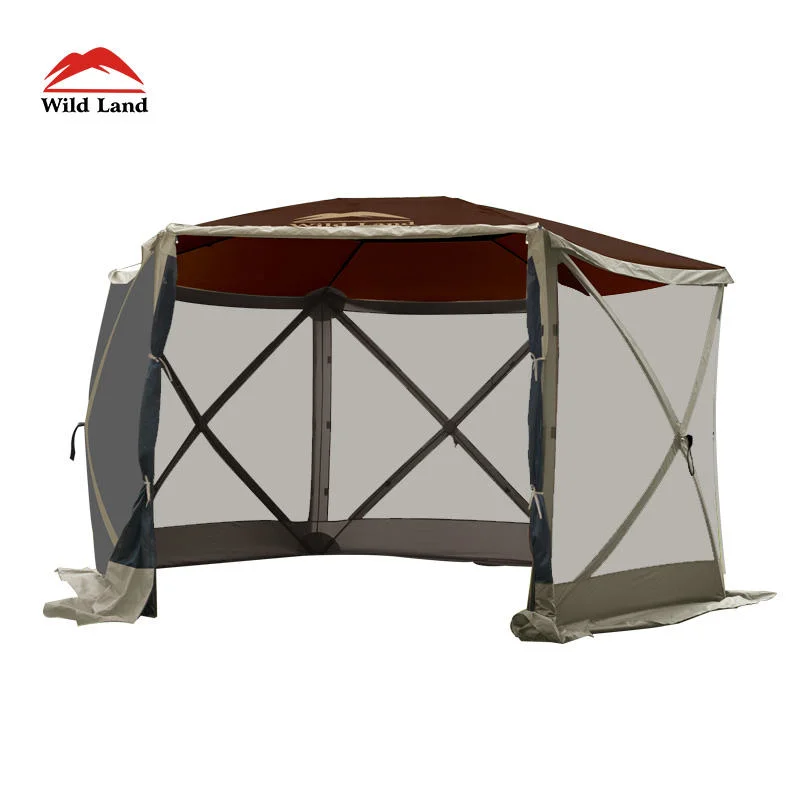 Wild Land Screen House 600 Quick Set up Large Tent Garden Park Hub up Outdoor Camping Ten