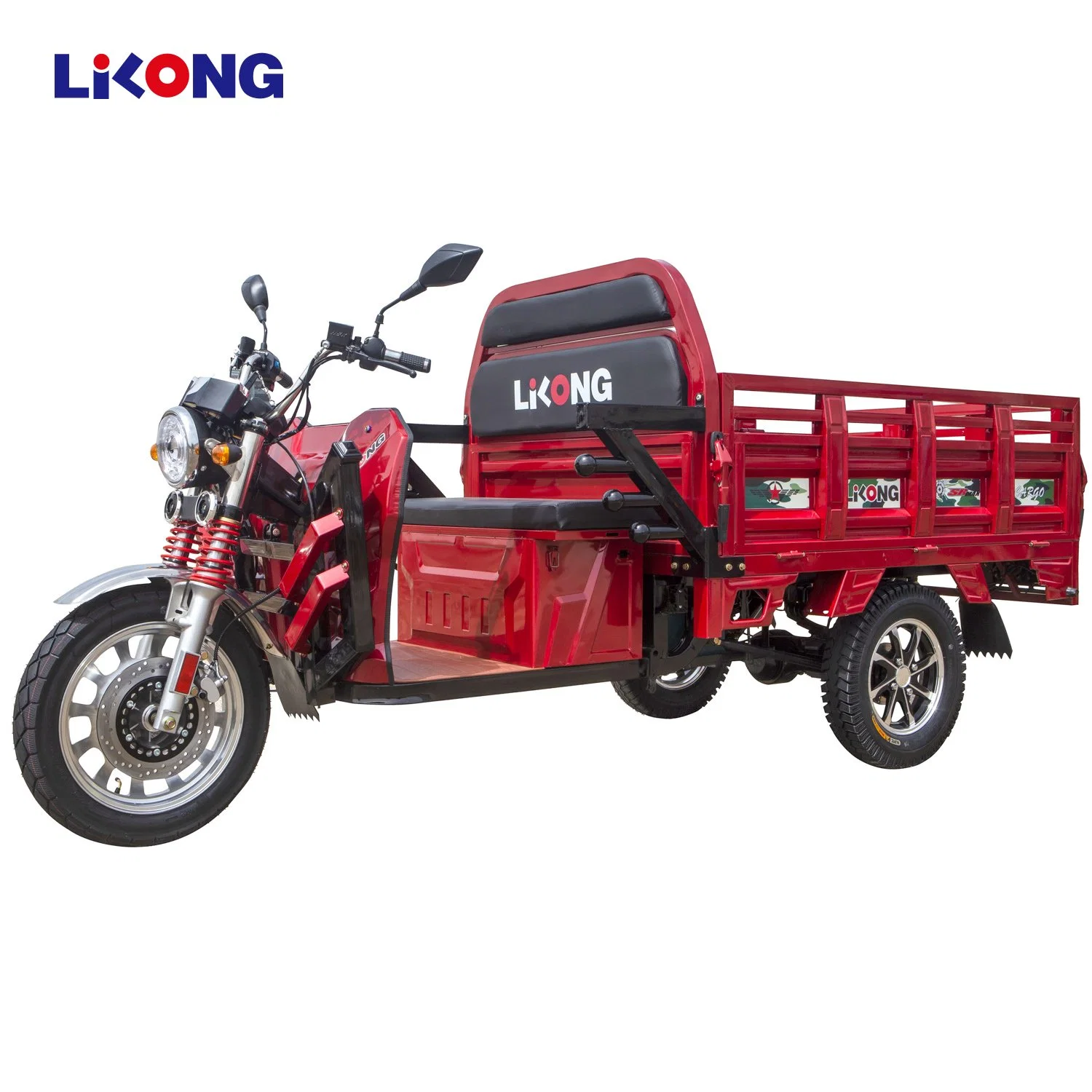 Lilong CEE Electric 3 Rueda triciclo de carga eléctrica Trike carga triciclos motorizados con sistema de elevación