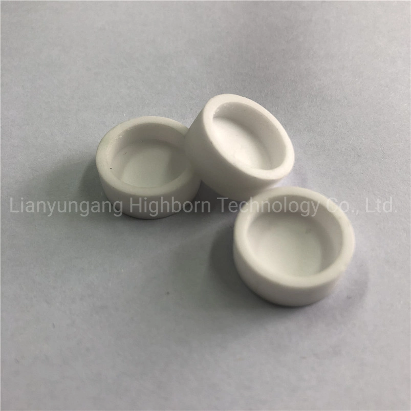 Customized High Temperature Insulation Processing Alumina Al2O3 Ceramic Cap Shaped Parts