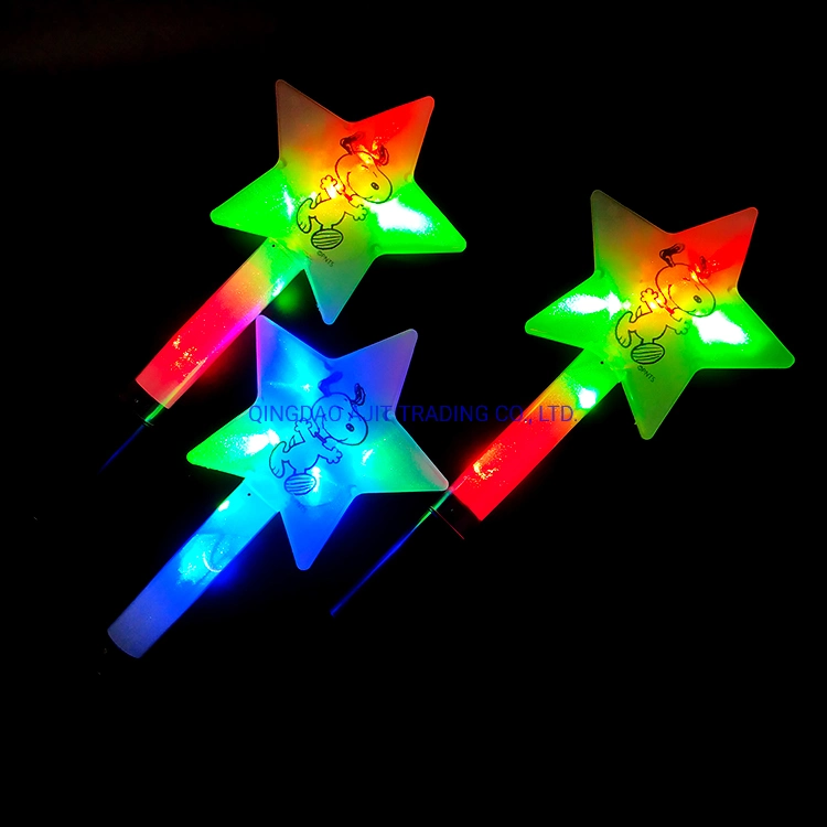 Light up Stick LED Concert Party Decorative Glowing Wands Rod Gift in Star Shape