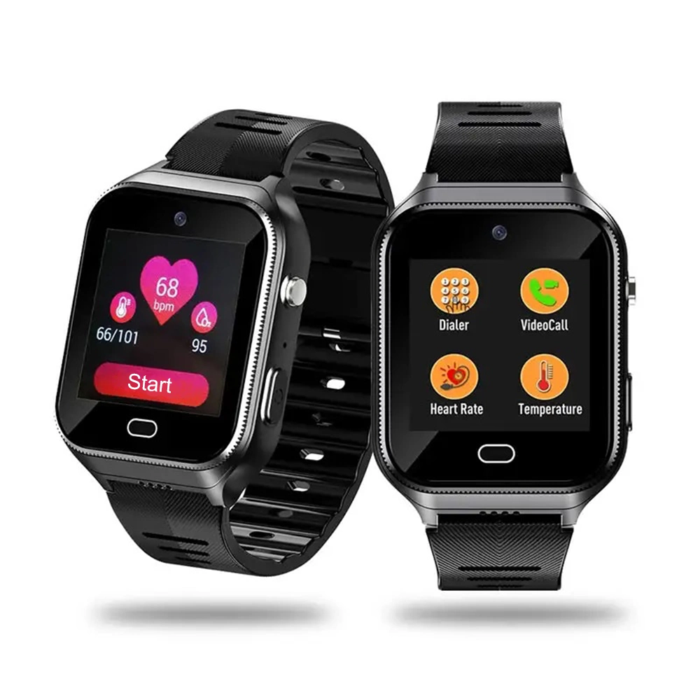 A última 4G LTE pessoal inteligente idosos Smart fitness Assista tracker com GPS mapa ao vivo e monitoramento de chamada de vídeo D45T