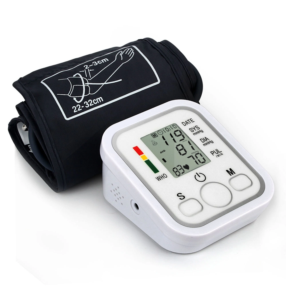 Medical Electronic Digital Arm/Wrist Blood Pressure Monitor Sphygmomano Blood Pressure Meter