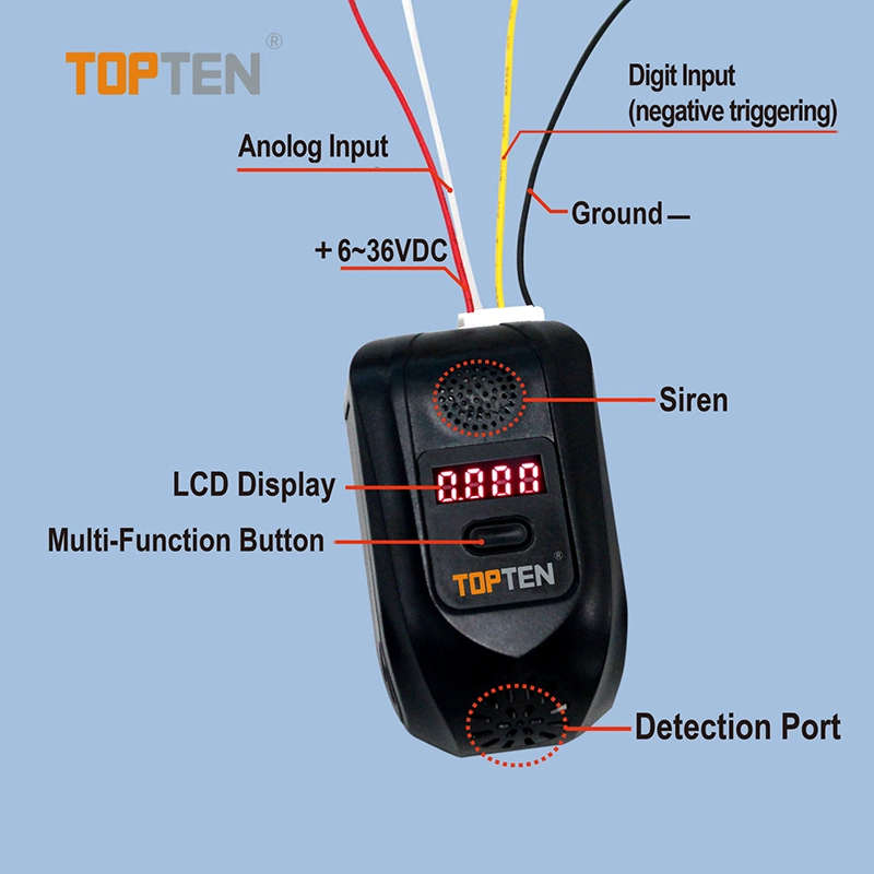 Mini Size Easy Installation Alcohol Gas Sensor with Automatic Boradcast Alarm--Ef